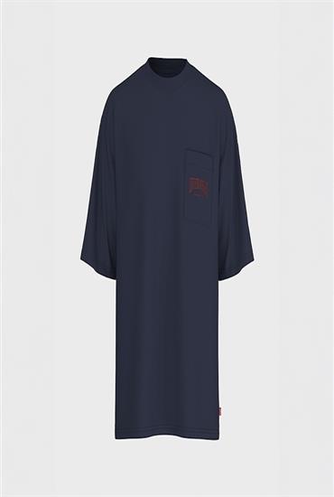 Tee - SERIF LOGO NAVY BLAZER